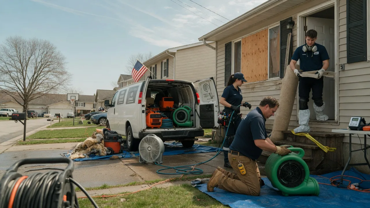 Water Damage Restoration in Limekiln, PA near me